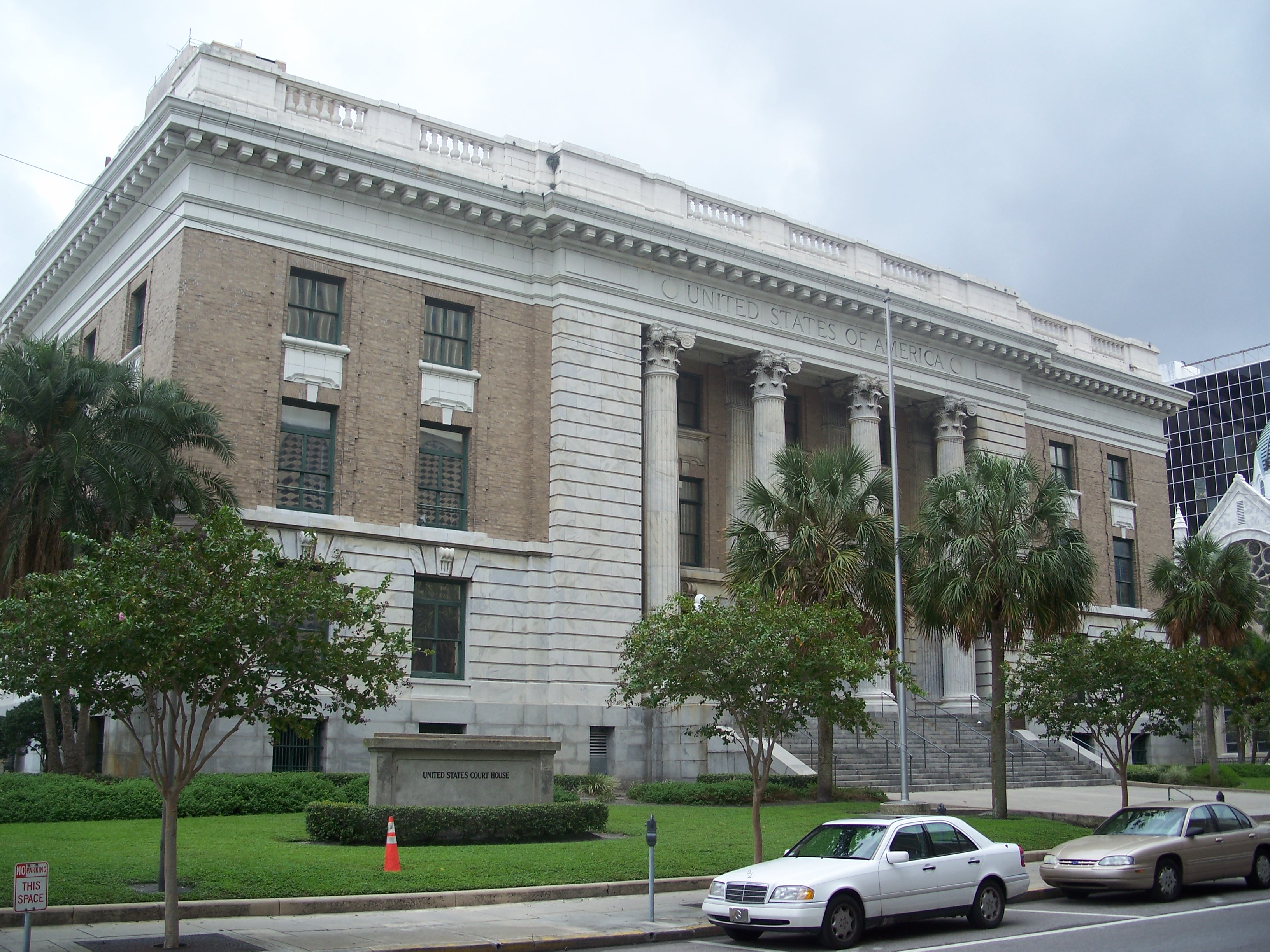 U.S. Courthouse Building and Downtown Postal Station in Tampa, Florida