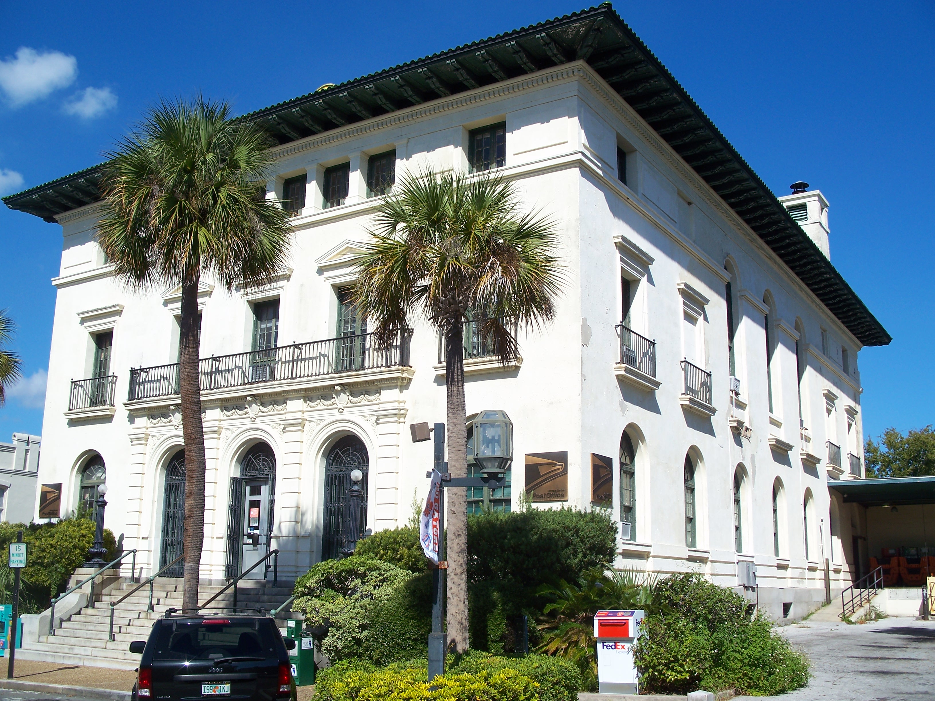 Post Office and Customs House building in Fernandina Beach, Florida