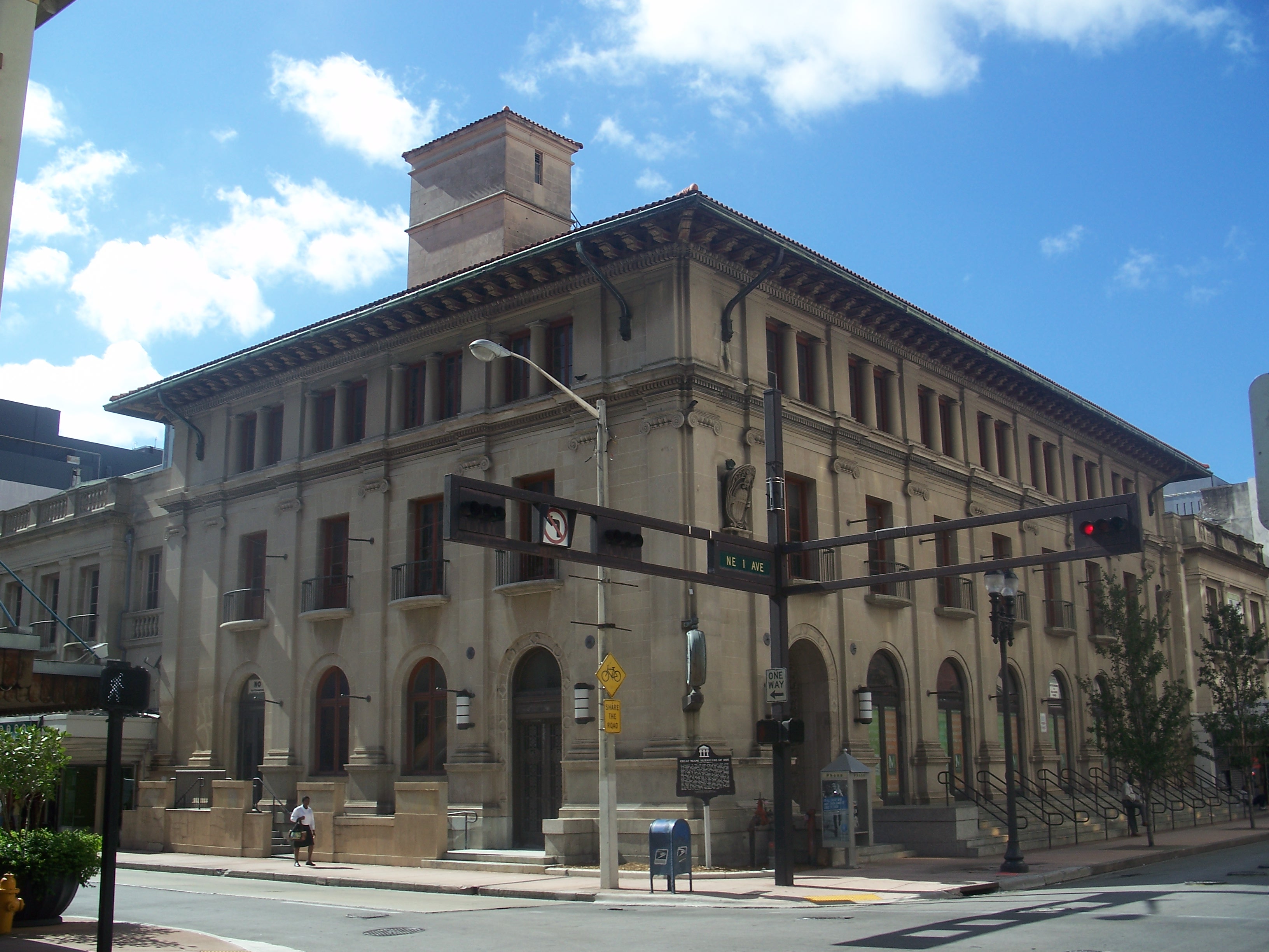 Old U.S. Post Office and Courthouse building in downtown Miami, Florida